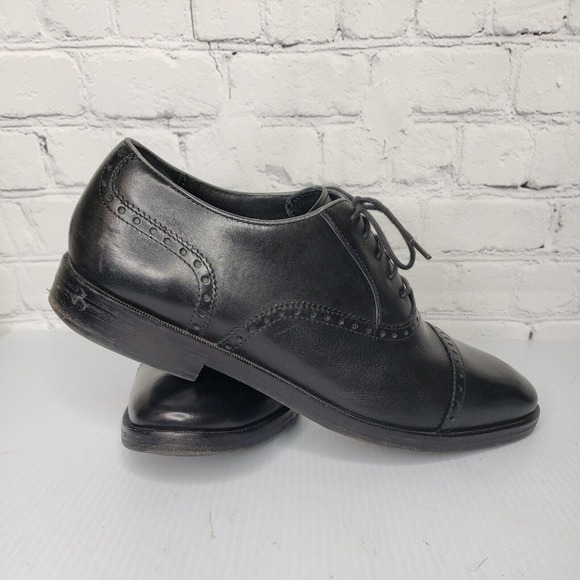 Cole Haan Men's Hamilton Grand Cap Toe Oxford Black C23756 Sz 9.5M - Picture 1 of 9